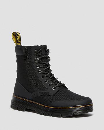 Dr Martens Combs Zip Enkellaars Dames Zwart | NL 706OKI